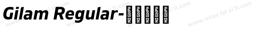 Gilam Regular字体转换